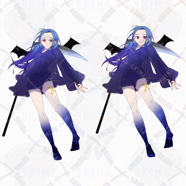 【opt】女の子イラスト2体セット販売 立ち絵の商品画像6枚目