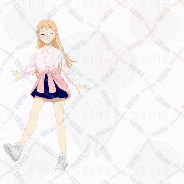 【opt】女の子イラスト2体セット 立ち絵の商品画像5枚目