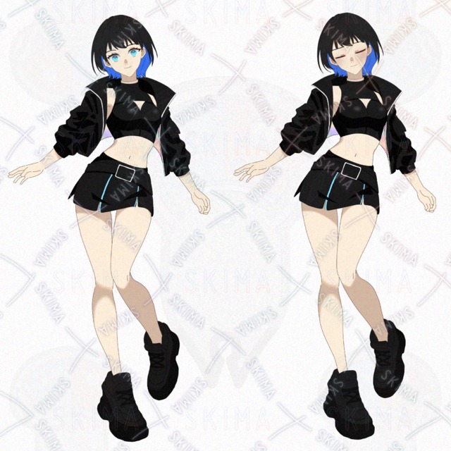 【opt】女の子イラスト2体セット 立ち絵の商品画像7枚目