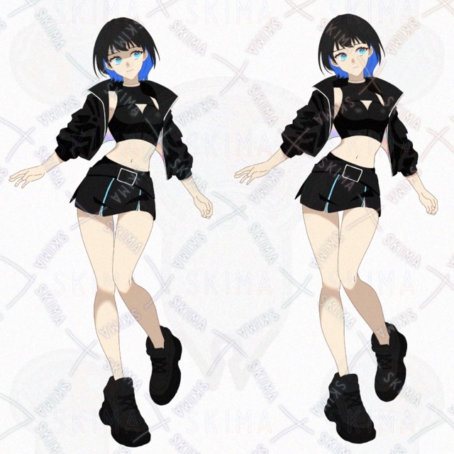 【opt】女の子イラスト2体セット 立ち絵の商品画像8枚目