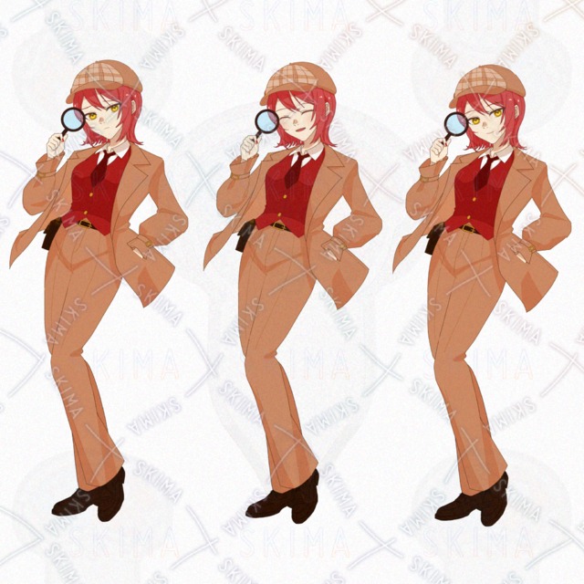 【opt】女の子イラスト2体セット 立ち絵の商品画像3枚目