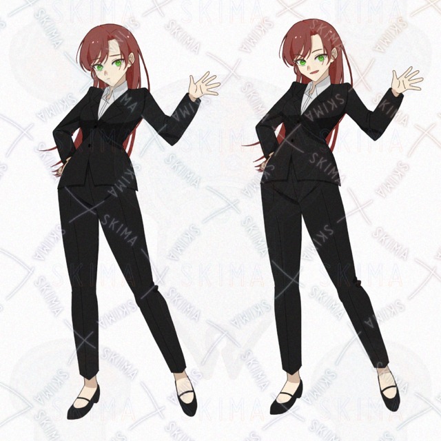 【opt】女の子イラスト2体セット 立ち絵の商品画像6枚目