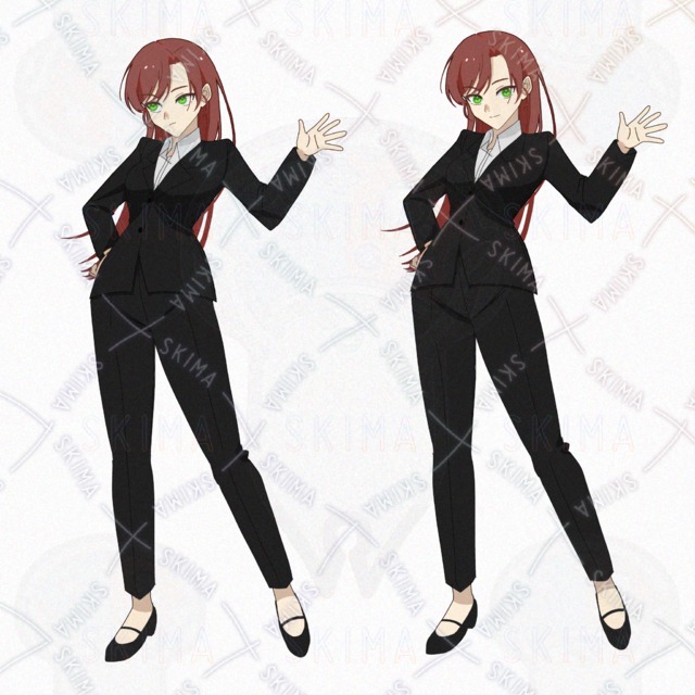 【opt】女の子イラスト2体セット 立ち絵の商品画像7枚目