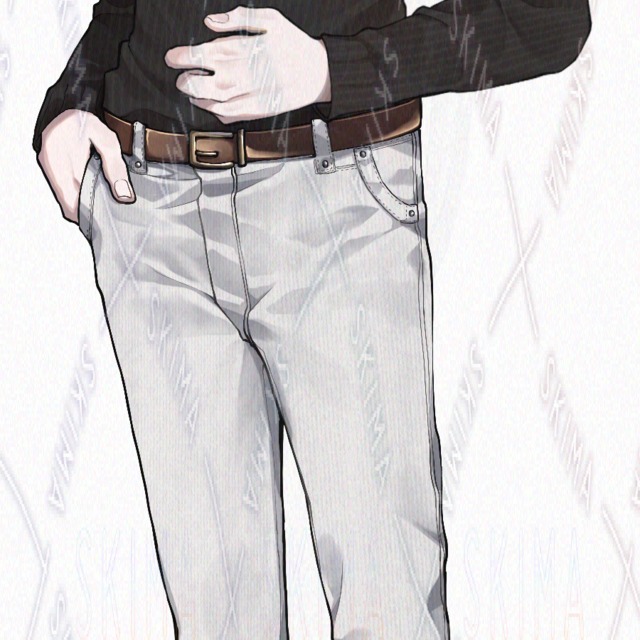 【表情8種】シンプルコーデの男性の商品画像8枚目