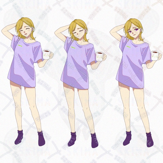 【opt】女の子イラスト2体セット 立ち絵の商品画像4枚目