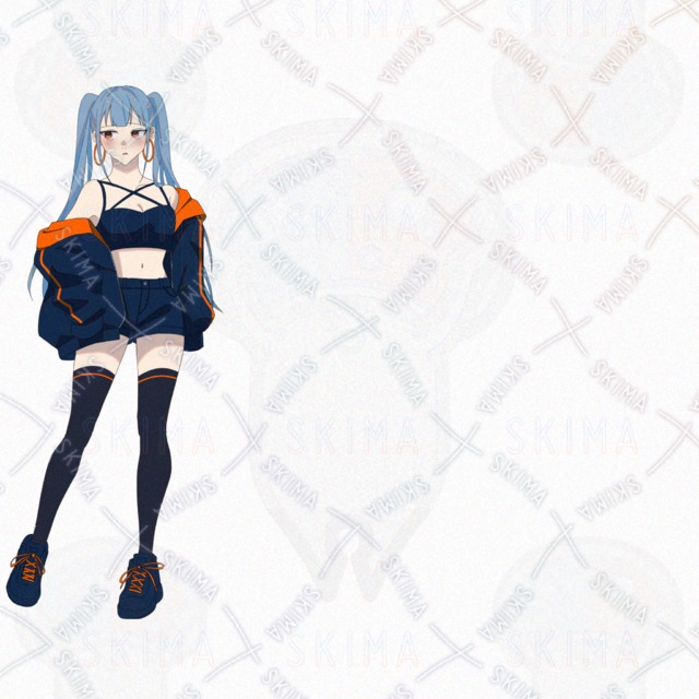 【opt】女の子イラスト2体セット 立ち絵の商品画像4枚目