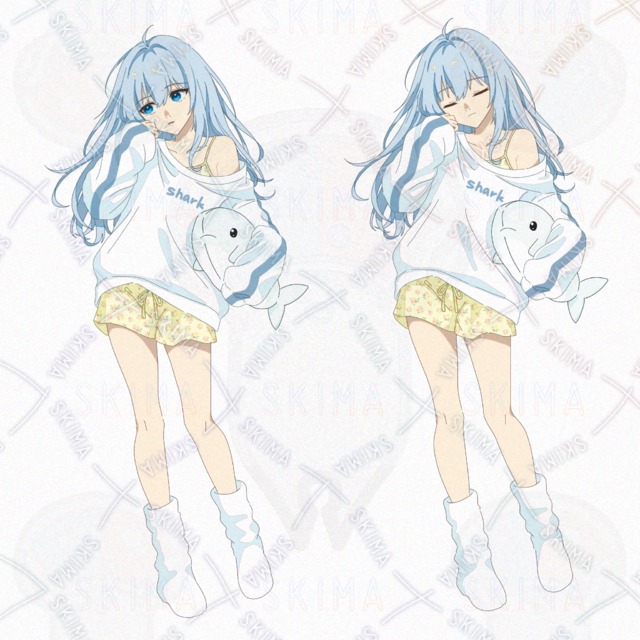 【opt】女の子イラスト2体セット 立ち絵の商品画像5枚目