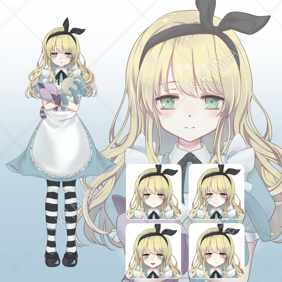 立ち絵 アリス風少女 スキマ スキルのオーダーメイドマーケット Skima