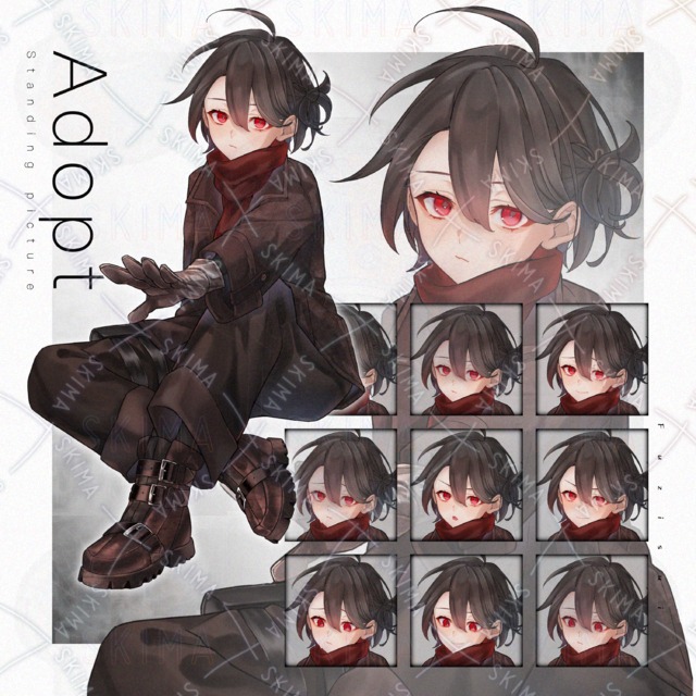 【Adopt】表情差分9種の商品画像