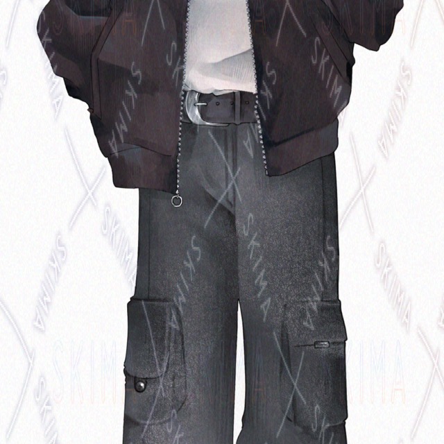 【表情差分8種】青髪のクールな青年の商品画像5枚目