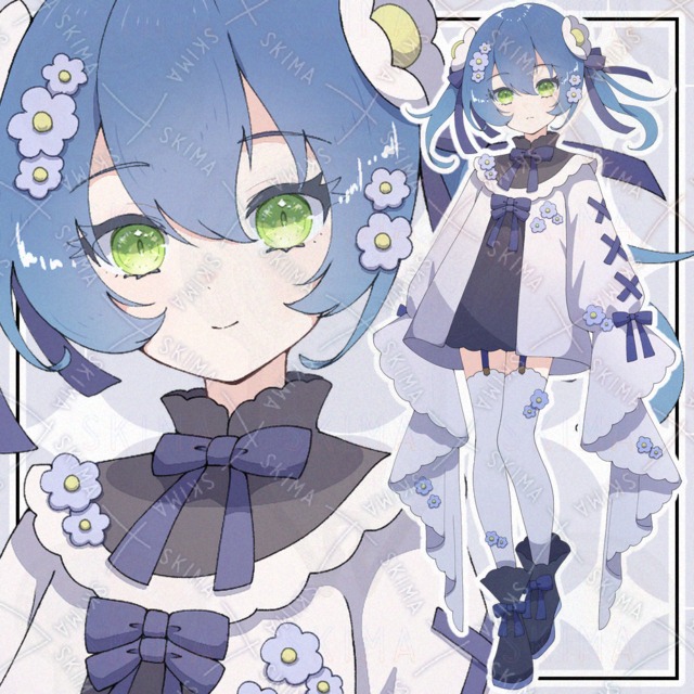 【表情9種】ひらひら袖の子【adopt】の商品画像