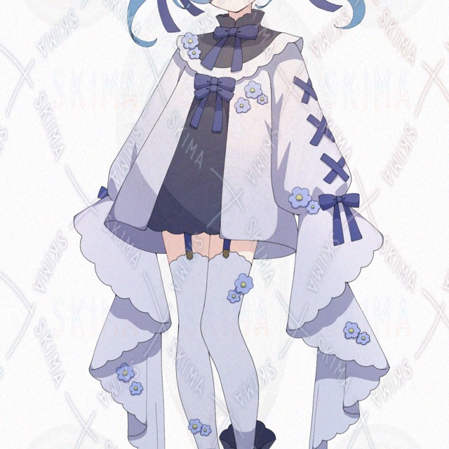 【表情9種】ひらひら袖の子【adopt】の商品画像2枚目