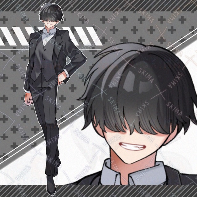 adopt.99 メカクレスーツの男性【表情全5種】の商品画像