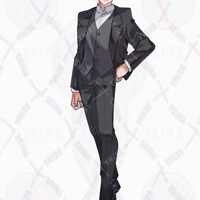 adopt.99 メカクレスーツの男性【表情全5種】の商品画像4枚目