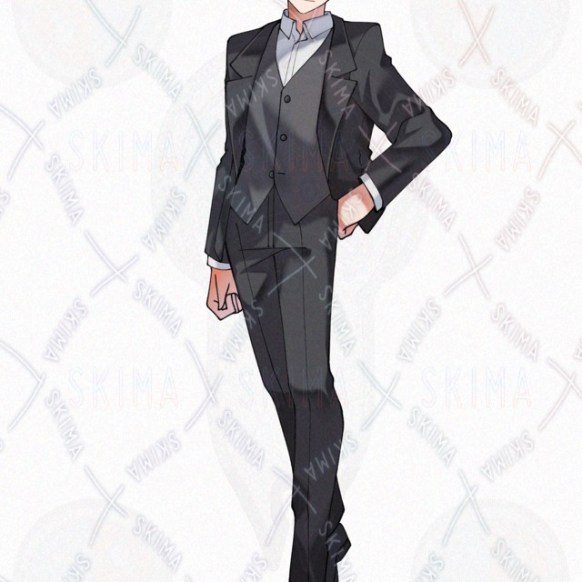 adopt.99 メカクレスーツの男性【表情全5種】の商品画像6枚目