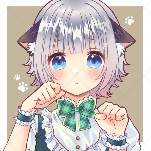 『SNSアイコン』猫耳の女の子
