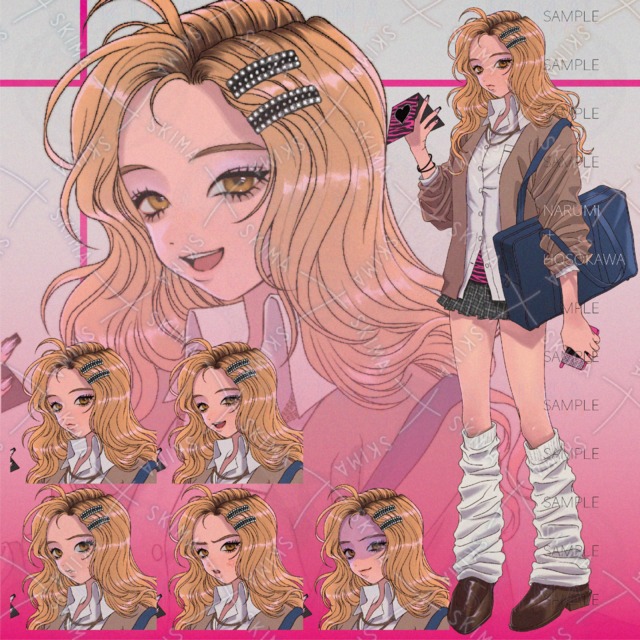 adopt11_ギャル_表情差分5の商品画像