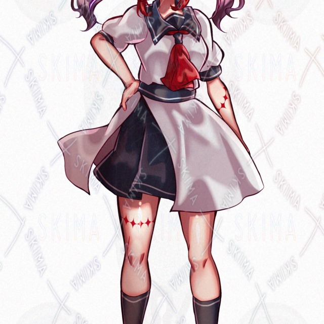 표정9종】Adopt45_소악마 여학생【소품 부품 있음】어드밴스드 45 상품 이미지 5번째