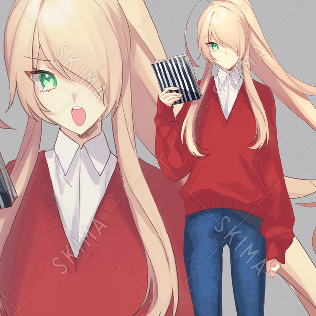 【差分8種】性別不詳系キャラクター