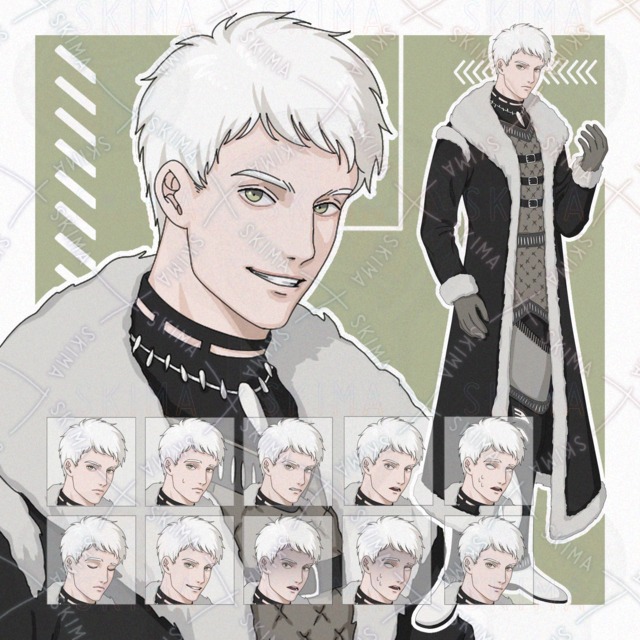 10 Snowy Region Male Expressions 的商品圖片