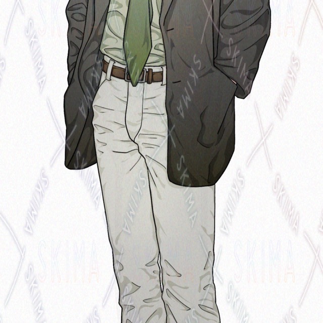 【表情9種＋👓】スーツの男性の商品画像2枚目