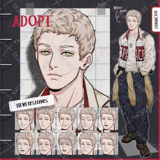 10 Expressions: Young Man with Facial Scar 的商品圖片