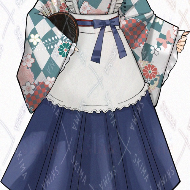 Taisho Romantic-Style Girl Outfit 的商品圖片第 7 張