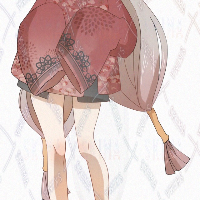 Image 7 of Chinese-Style Girl Asset Pack – 7 Full-Body Expressions