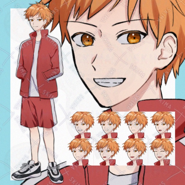 High School Student in a Track Suit [8 Expressions] 的商品圖片