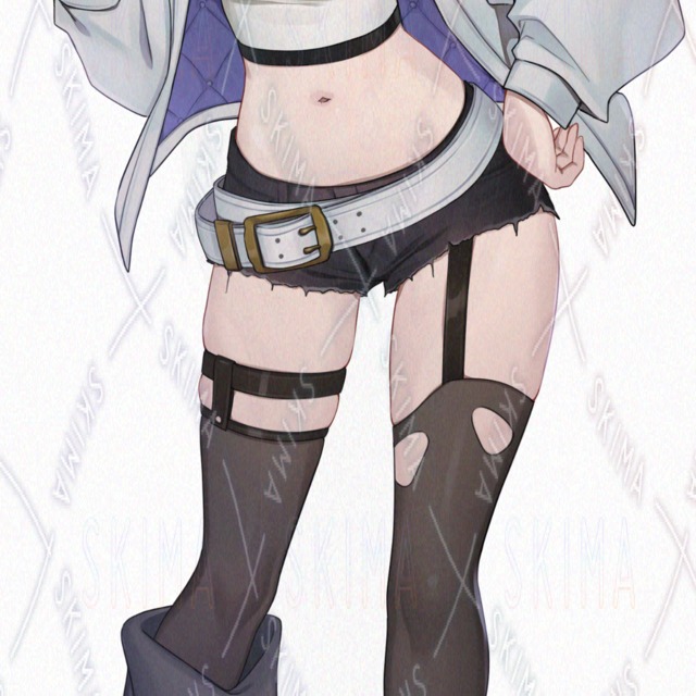 Image 2 of 8 Expressions Pack: Inner Highlights, Twin Tails, Smartphone