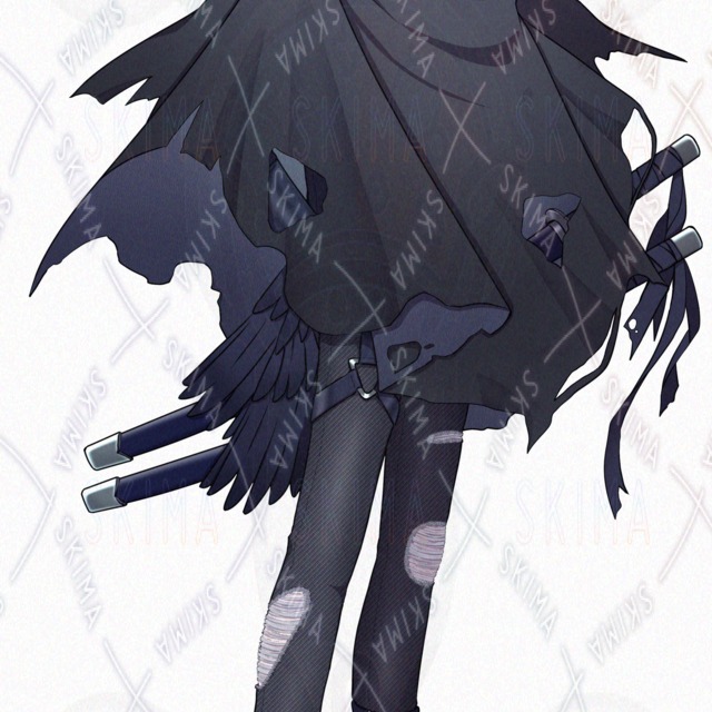 페스트 마스크/망토/까마귀/칼【표정 9종+SD 상품 이미지 9번째