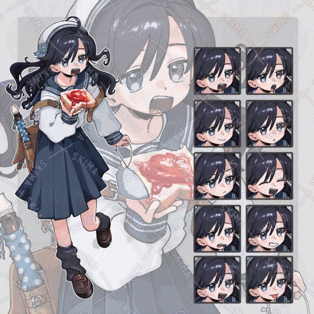 キャラクター立ち絵［表情10種］の商品画像