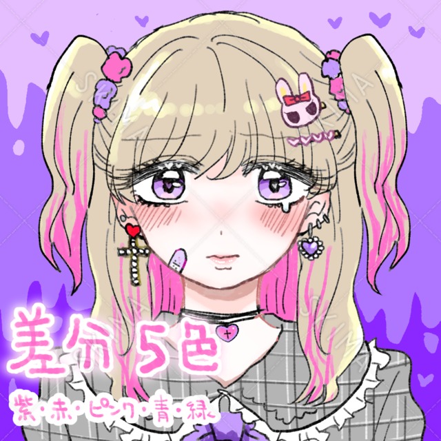 量産ちゃん風女の子　アイコン