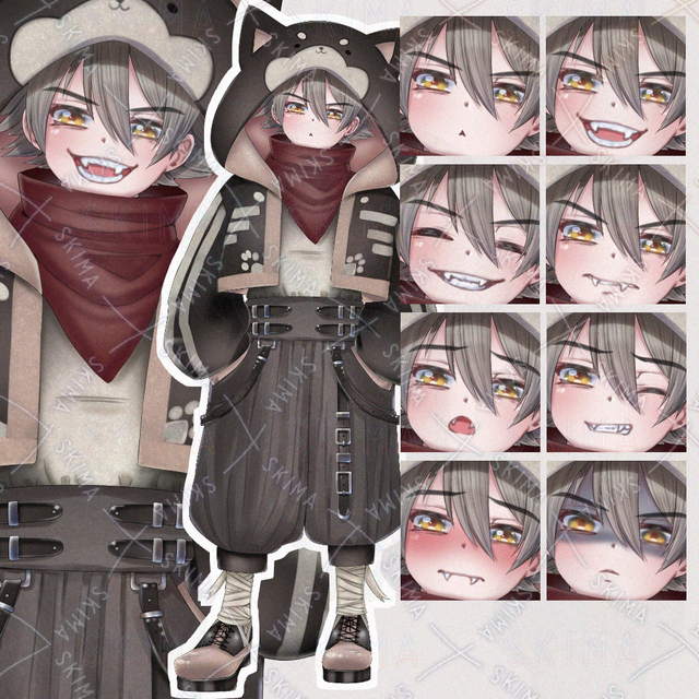 パーカーの男の子