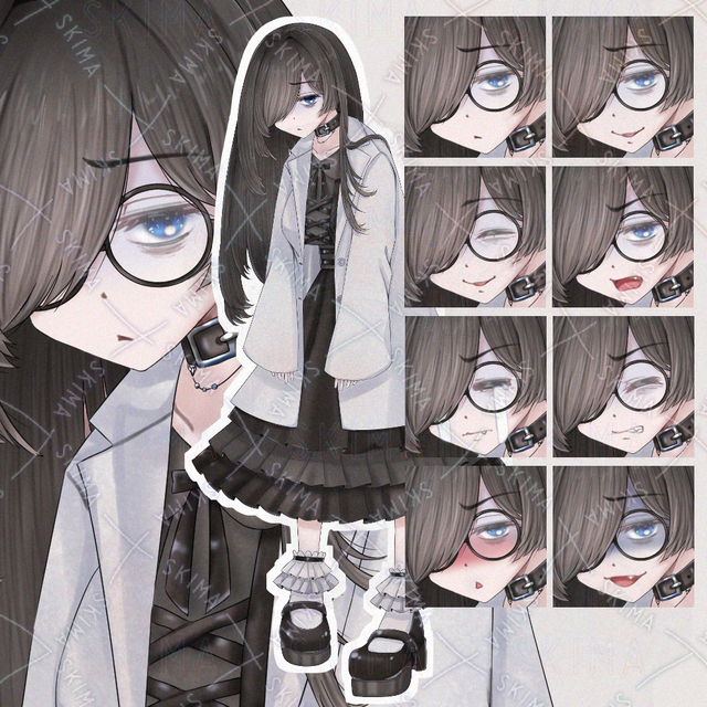 ゴスロリ白衣の女の子