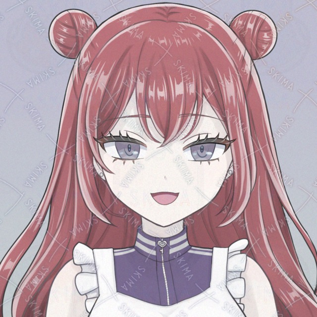 ジャージメイド風女の子アイコン【髪・ジャージ色差分有、全５色】の商品画像5枚目