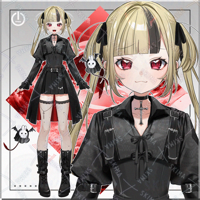 【1点限定】ゴスパンクちゃんとオトモ【IRIAM対応】