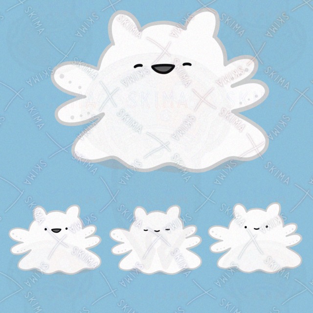 Smiling Ghost Pack (4 Expressions) 的商品圖片