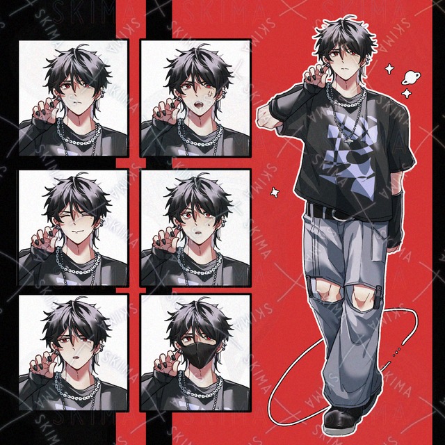 지뢰계 남자 블랙 상품 이미지