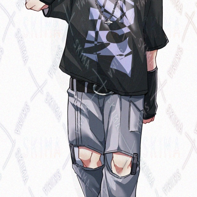 지뢰계 남자 블랙 상품 이미지 2번째