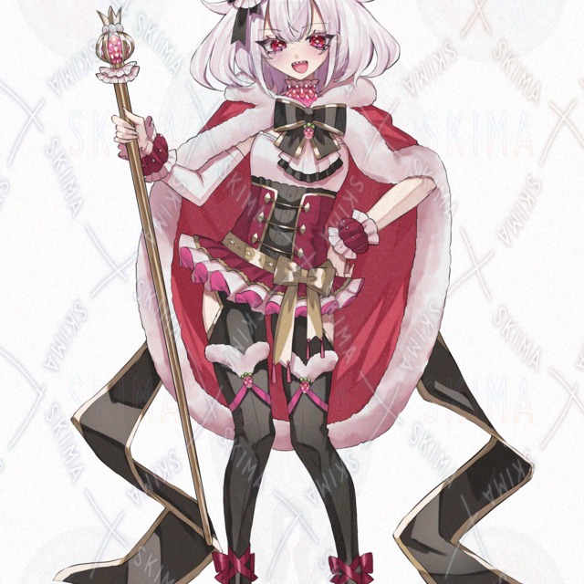 Full-Body Girl Illustration with 9 Expression Variations 的商品圖片第 9 張