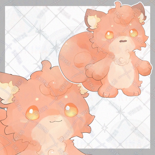 다람쥐 같은 원숭이 [9가지 표정 상품 이미지