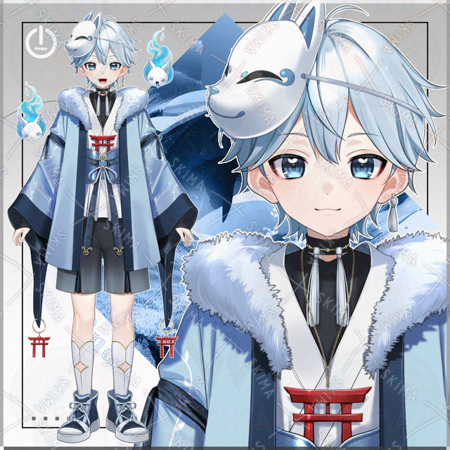 【1点限定】お狐くんとオトモ【IRIAM対応】