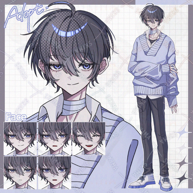 Adopt：包帯の男の子【表情5種】