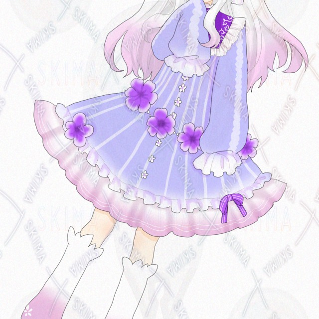 Image 3 of Fluffy Girl 🌸 7 Expression Variations