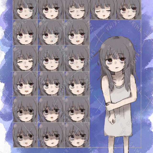 ボサボサ髪の少女