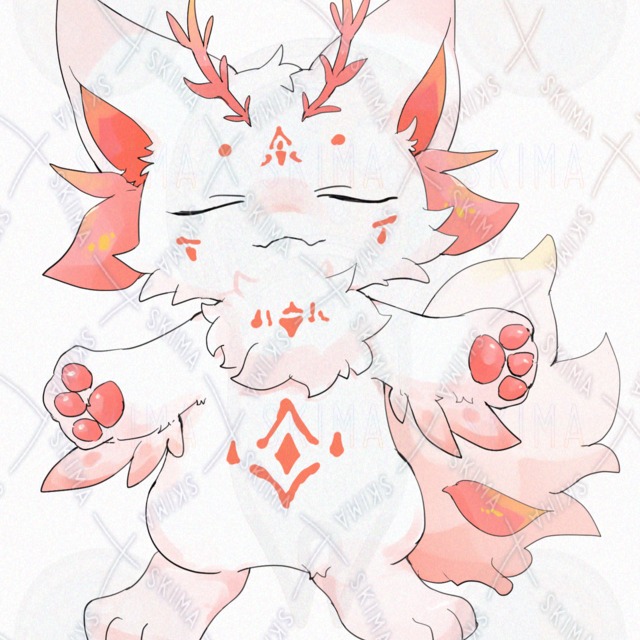 나방 모티브 케모【8가지 표정】표정 8종류 상품 이미지 9번째