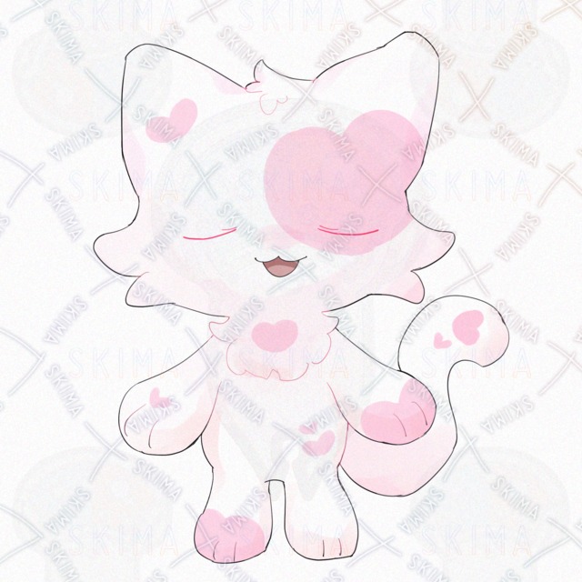 하트 고양이【10가지 표정 상품 이미지 11번째