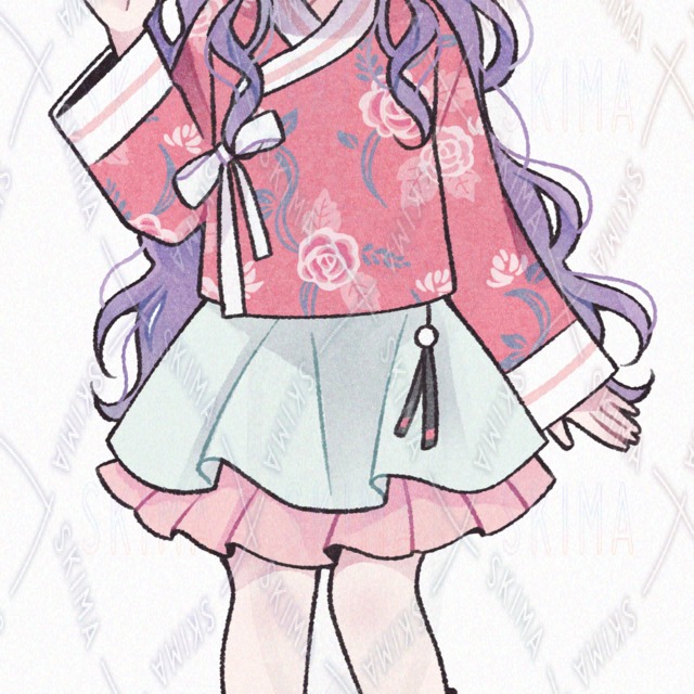 Casual Clothes × Cute and Relaxed Girl (Standing Illustration / Full Body / Commercial Use Permitted) / 8 Expressions Total [No. 05] 的商品圖片第 8 張