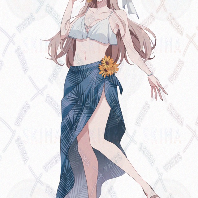 【表情７種】水着の女の子の商品画像4枚目